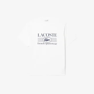 Herren-T-Shirt aus Baumwolle mit Print in klassischer Passform
