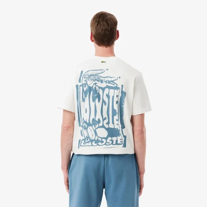 Herren-T-Shirt aus Baumwolljersey mit Grafikprint