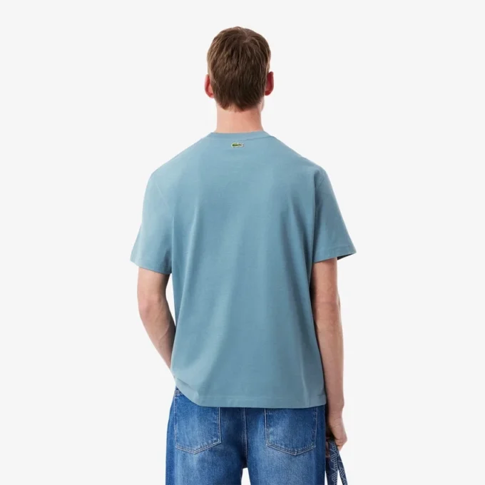 Herren-T-Shirt aus bedrucktem Baumwolljersey