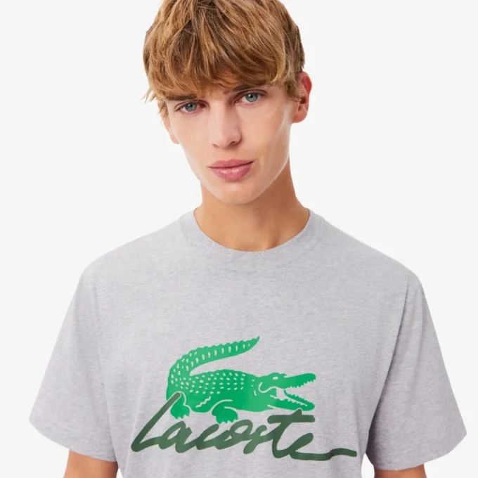 Herren-T-Shirt aus bedruckter Baumwolle