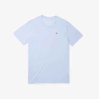 Herren-T-Shirt aus Pima-Baumwolljersey in langer Passform