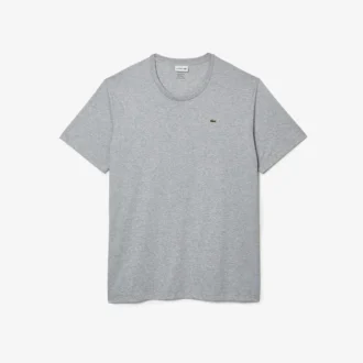Herren-T-Shirt aus Pima-Baumwolljersey in langer Passform