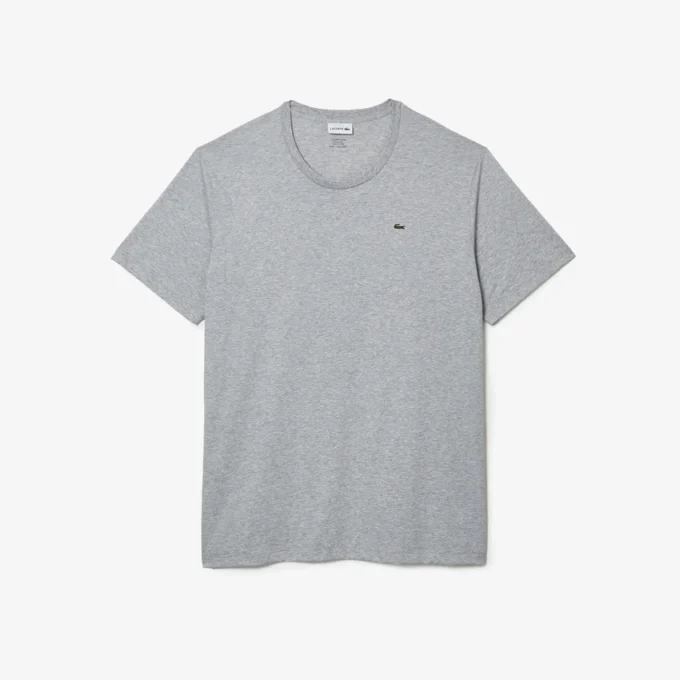 Herren-T-Shirt aus Pima-Baumwolljersey in langer Passform