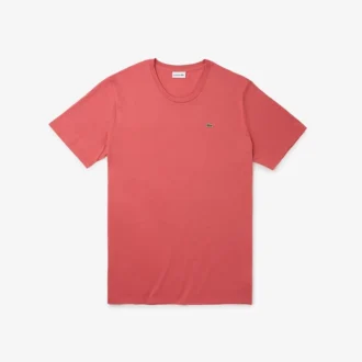 Herren-T-Shirt aus Pima-Baumwolljersey in langer Passform