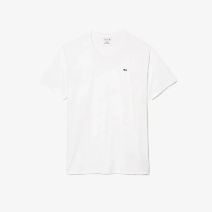 Herren-T-Shirt aus Pima-Baumwolljersey in langer Passform