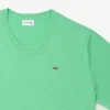 Herren-T-Shirt aus Pima-Baumwolljersey in langer Passform