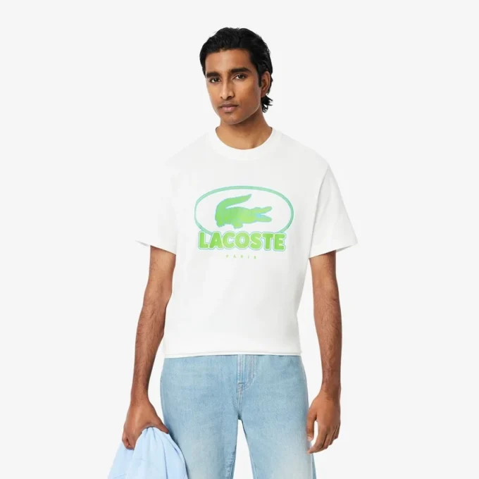 Herren-T-Shirt aus schwerer Baumwolle mit Grafikprint