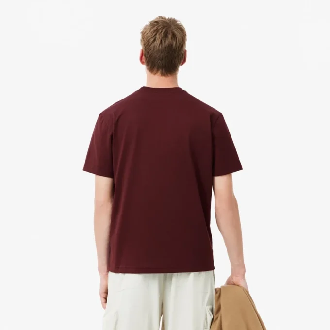 Herren-T-Shirt aus schwerer Baumwolle mit Logo