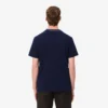Herren-T-Shirt aus Stretch-Piqué mit gestreiftem Kragen
