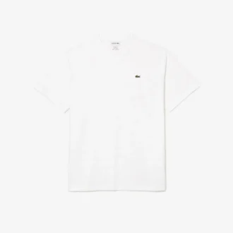 Herren-T-Shirt mit V-Ausschnitt und weiter Passform aus Pima-Baumwolle