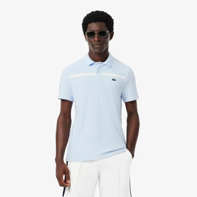 Herren-Tennis-Heritage-Poloshirt mit Ultra Dry-Emblem