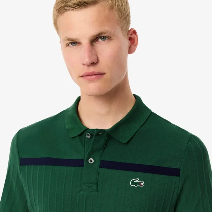 Herren-Tennis-Heritage-Poloshirt mit Ultra Dry-Emblem