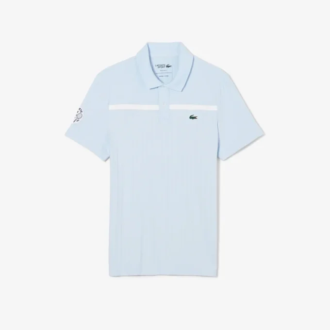 Herren-Tennis-Heritage-Poloshirt mit Ultra Dry-Emblem