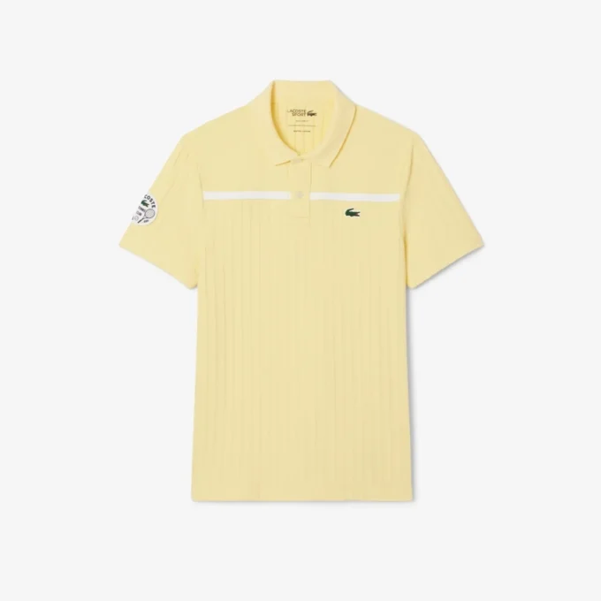 Herren-Tennis-Heritage-Poloshirt mit Ultra Dry-Emblem