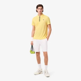 Herren-Tennis-Poloshirt „Ultra Dry“ mit Print und schmaler Passform
