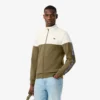 Herren-Tennis-Sweatshirt mit Reißverschluss und Farbblock-Design