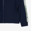 Herren-Tennis-Sweatshirt mit Reißverschluss und Farbblock-Design