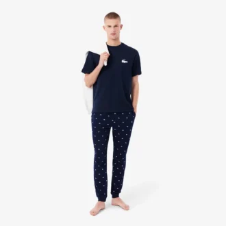 Herren-Unterhemd aus Baumwolle mit Krokodil-Print