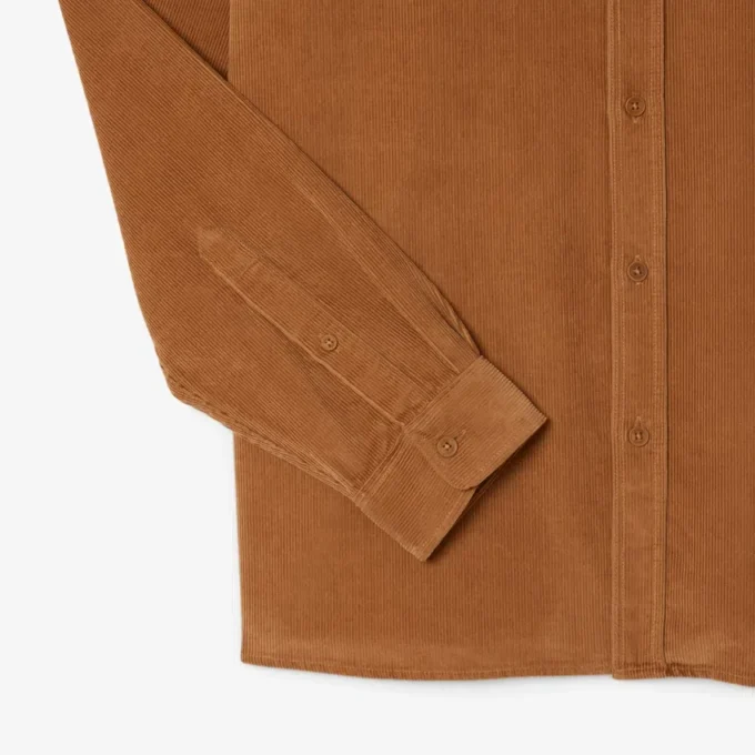 Herren-Velourshemd in Regular Fit