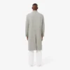 Herren-Wollmantel mit Chevron-Muster und doppelter Knopfleiste