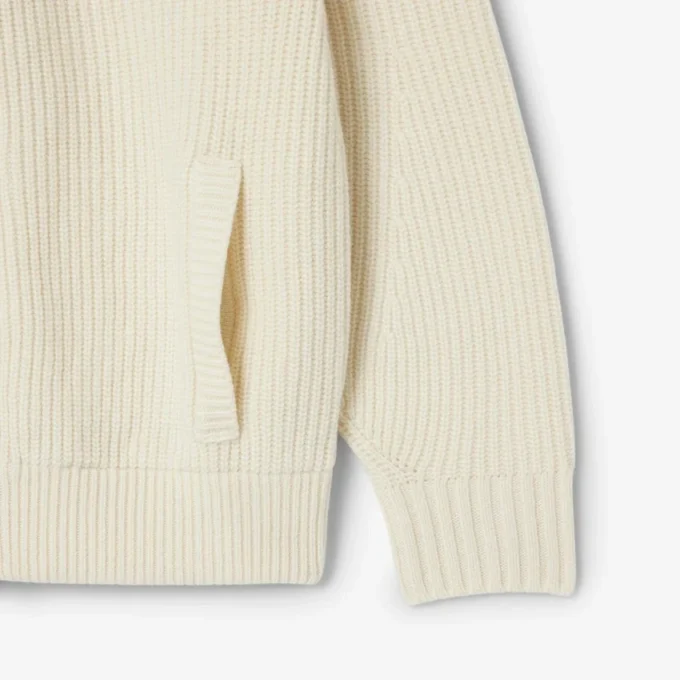 Herren-Wollpullover mit Reißverschluss