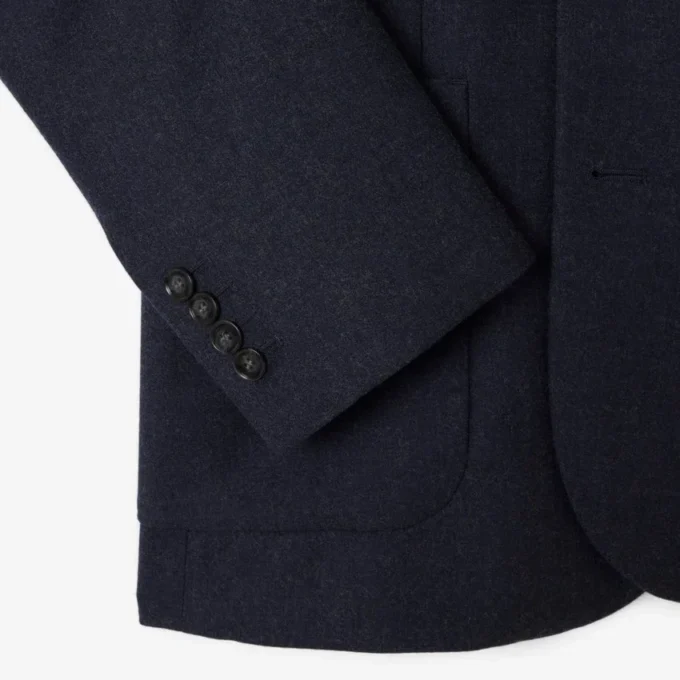 Herrenblazer aus gefilzter Wolle