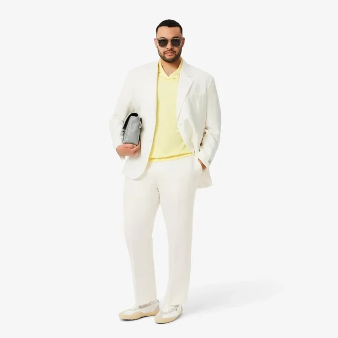 Herrenblazer aus Leinenmischung