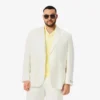 Herrenblazer aus Leinenmischung