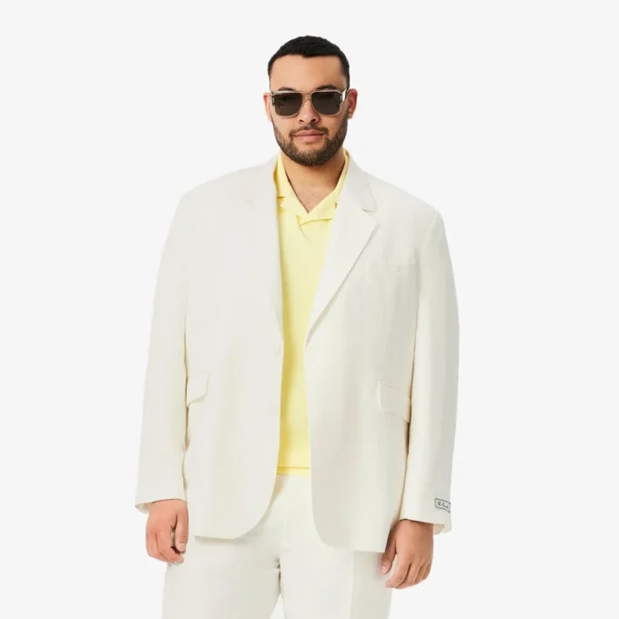 Herrenblazer aus Leinenmischung