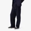 Herrenhose aus gefilzter Wolle mit gerader Passform