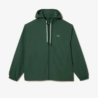 Herrenjacke mit abnehmbarer Kapuze