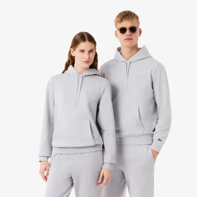 Hoodie mit geprägtem Logo