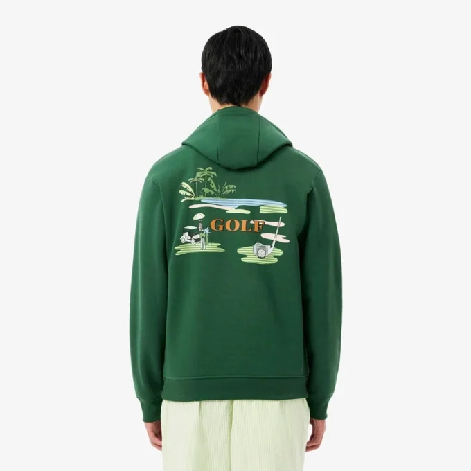 Hoodie mit Golf-Print