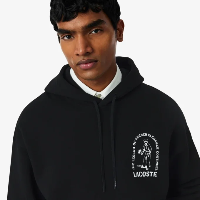 Hoodie mit Print und lockerer Passform