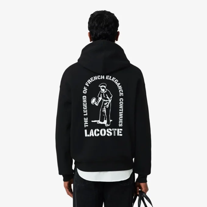 Hoodie mit Print und lockerer Passform