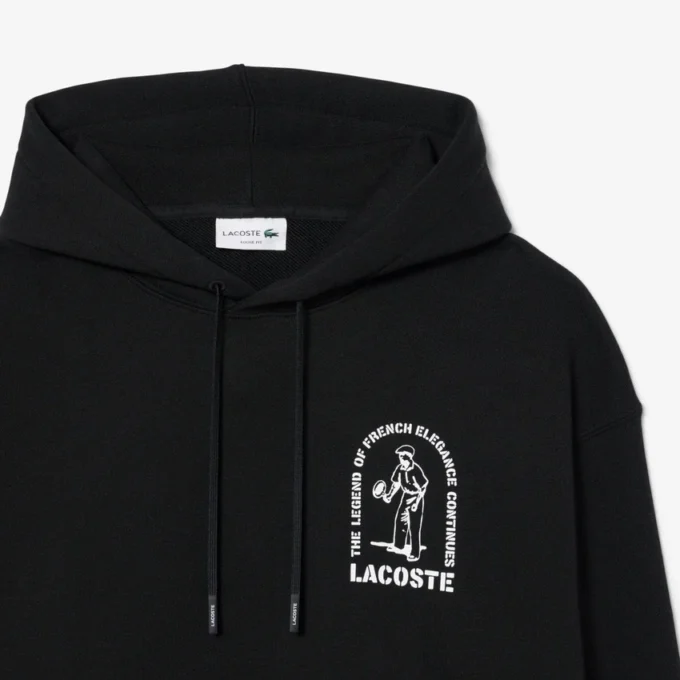 Hoodie mit Print und lockerer Passform