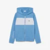 Hoodie mit Reißverschluss und Farbblock-Design