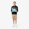 Hoodie mit Reißverschluss und Farbblock-Design