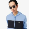 Hoodie mit Reißverschluss und Farbblock-Design