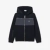 Hoodie mit Reißverschluss und Farbblock-Design
