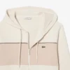 Hoodie mit Reißverschluss und Farbblock-Design