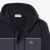 Hoodie mit Reißverschluss und Farbblock-Design