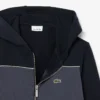 Hoodie mit Reißverschluss und Farbblock-Design