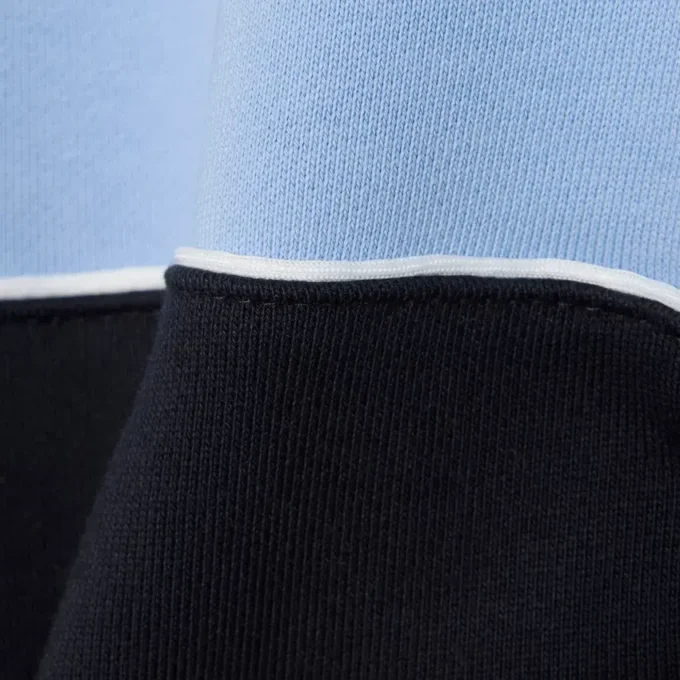 Hoodie mit Reißverschluss und Farbblock-Design