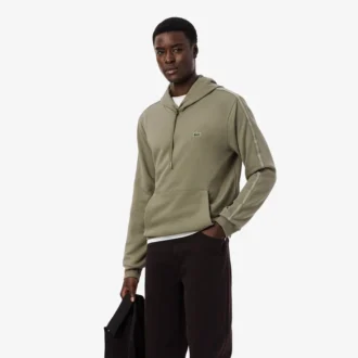 Hoodie mit Reißverschluss und Logo-Streifen