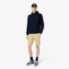 Hoodie mit Reißverschluss und Logo-Streifen