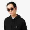 Hoodie mit Reißverschluss und Logo-Streifen