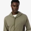 Hoodie mit Reißverschluss und Logo-Streifen