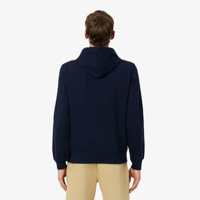 Hoodie mit Reißverschluss und Logo-Streifen