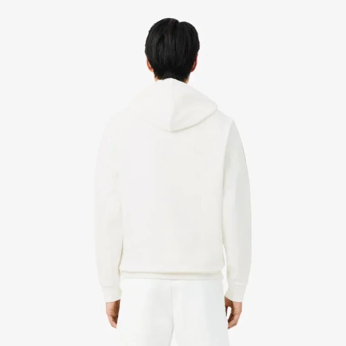 Hoodie mit Reißverschluss und Logo-Streifen